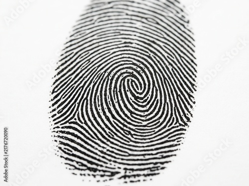 Unique Identity Fingerprint Pattern Macro Detail