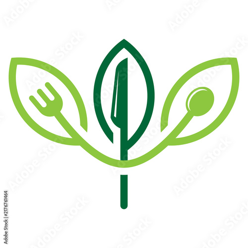Minimalist Organic Food Icon