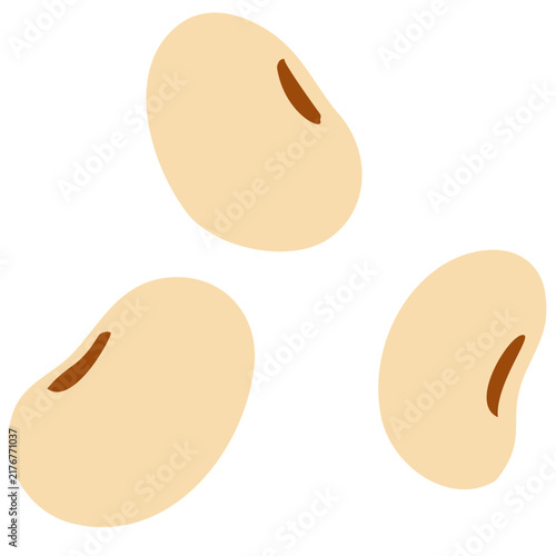 シンプルな大豆のイラスト
