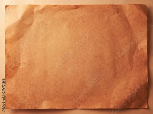 Warm Autumn Toned Paper Texture Background with Soft Light