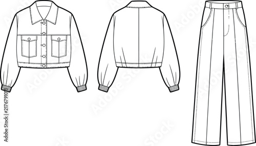 vector illustration of a sketch of a shirt