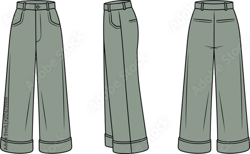 set of jeans