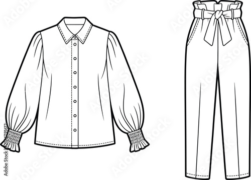 vector illustration of a shirt