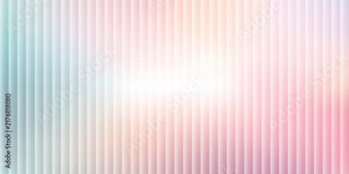 Soft abstract background, with vertical stripes, and a gentle, pastel gradient transitioning, from light teal, and pink to, a bright white center
