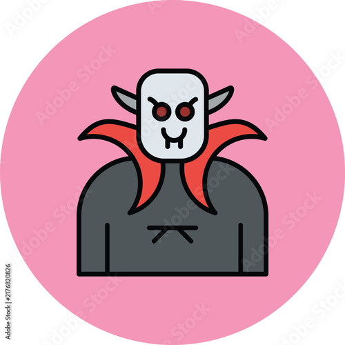 Cartoon vampire vector