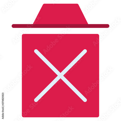 Foto Delete file icon for removing digital content