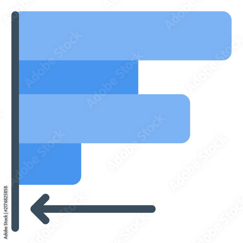 Foto Align left icon for text positioning in application
