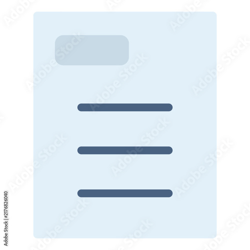 Принти на полотні Header icon for top section of document page in application