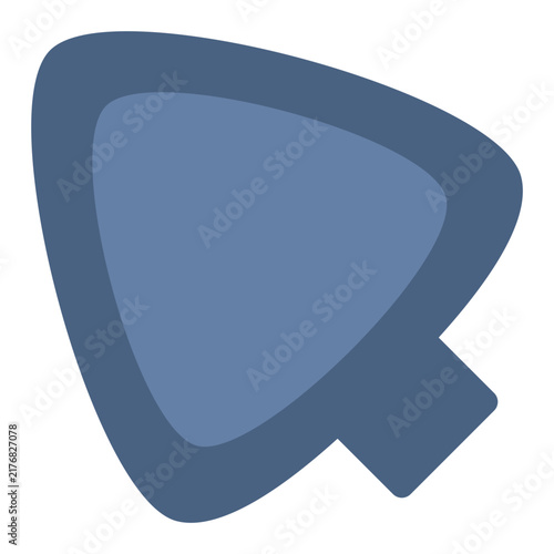 Cursor icon for pointer control in application interface. Arrow pointer symbol for mouse setting or ui design. Icon design flat style