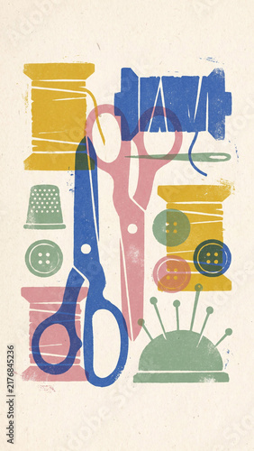 set of sewing accessories