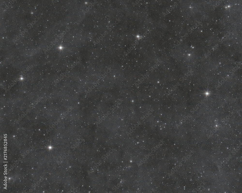 Fototapeta premium Deep space star field background with numerous bright stars and cosmic dust