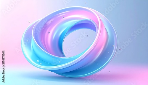 Abstract swirling liquid paint in vibrant colors.