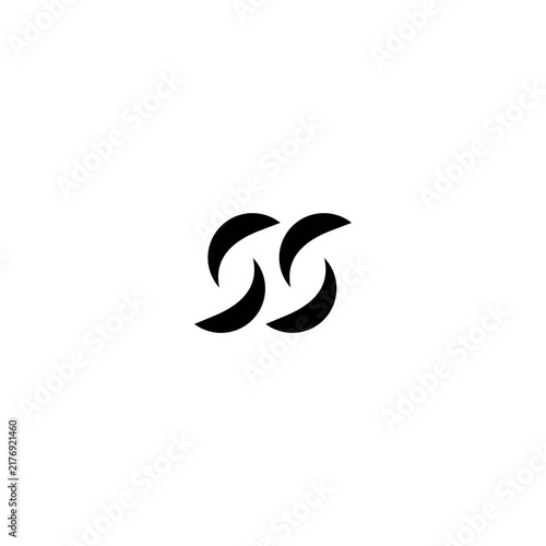 s s letter vector logo design.eps