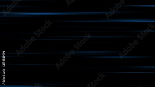 abstract energy beams stream along these horizontal light streaks. Modern ambient background depth fills the blue light streaks.