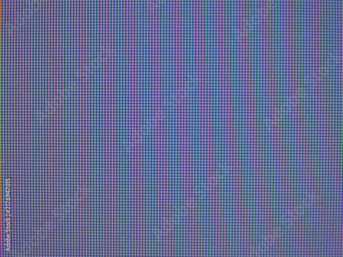 Canvastavla Monitor pixels and subpixels macro grid texture background