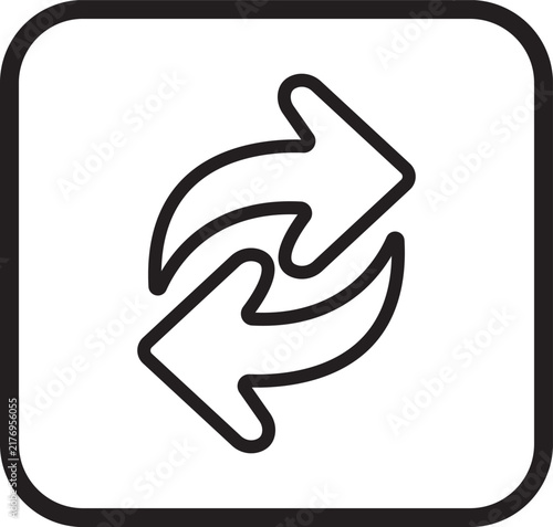 vector black arrow icon on white background
