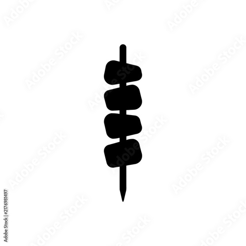 Meat Skewer Kebab Icon