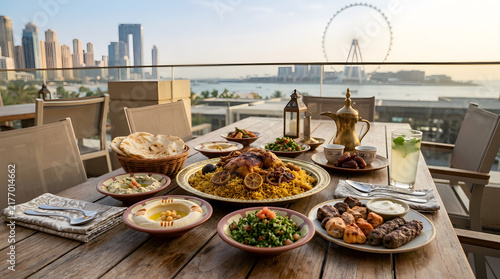 Middle Eastern Arabian Feast in Dubai
