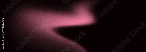 Abstract Grainy Pink Wave Gradient Background, Dark Aesthetic Soft Glow Light Flare Texture Overlay for Modern Minimalist Banner and Cover Design