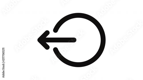 logout animated Line Icons Premium 4K, Modern Minimal Outline Motion Graphics Collection