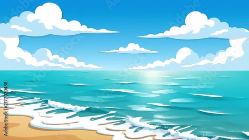 Clouds Above Tropical Beach