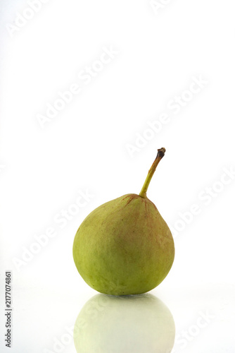 Ripe pears isolated on a white background. Studio shot.