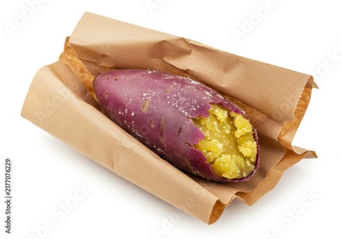 Perfectly Roasted Sweet Potato in Paper Wrap