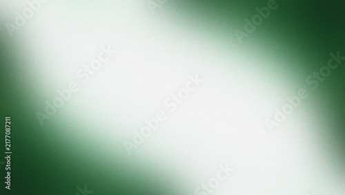 Abstract Green Gradient Background with Soft White Glow, Blurred Light Effects, Subtle Film Grain and Noise Texture, Elegant Minimalist Nature-Inspired Wallpaper