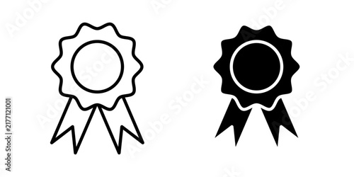 фотографія Medal Icon represents achievement, recognition, awards, excellence, competition success, and outstanding performance
