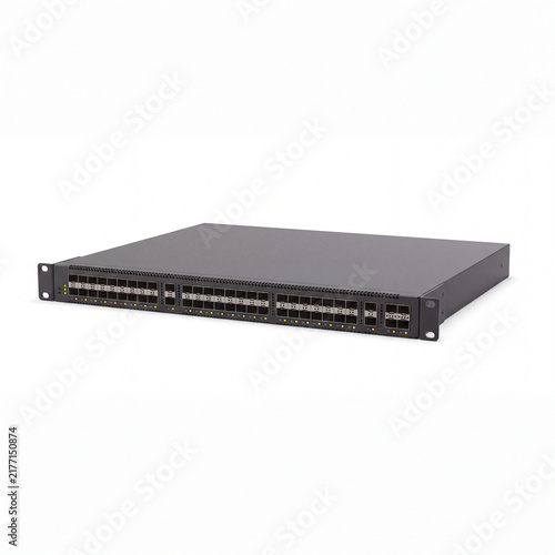 Fototapeta Rackmount Network Switch