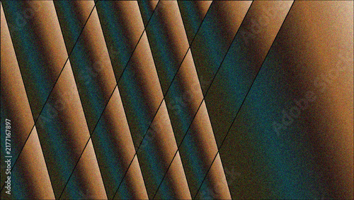 Obraz na plátně Geometric pattern with angled planes and gradient coloration