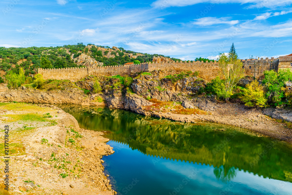 Fototapeta premium Buitrago del Lozoya and surrounding area, Community of Madrid, Madrid, Spain