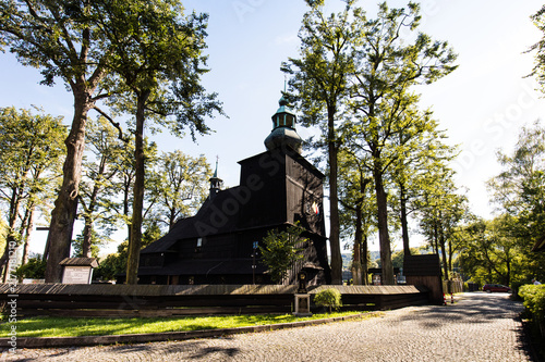 Fotografía Drewniany kościół Św. Barbary w Bielsku Białej  Polska