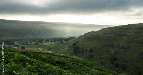 Timelapse of Littondale at sunrise