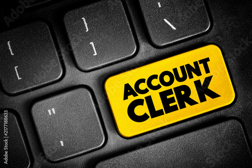 Картината върху платно Account Clerk assist the Accounting Department with many of its administrative a