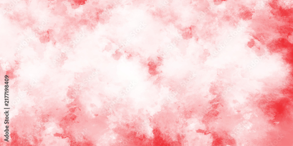 Fototapeta premium Abstract pink, red watercolor background. Red particles explosion on black background graphics pattern, red grunge and marbled cloudy design hand painting. watercolor painted.