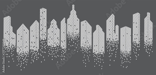 building dot vector design	