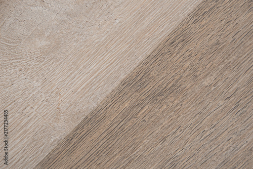 Fotografía Natural wood texture combining light white oak and rich walnut wood tones in a balanced composition