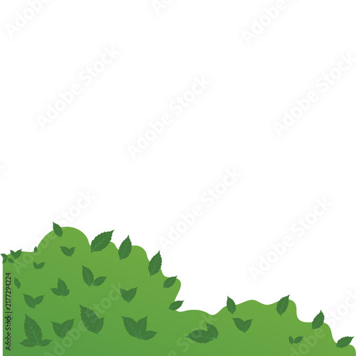 Autumn Bushes Corner