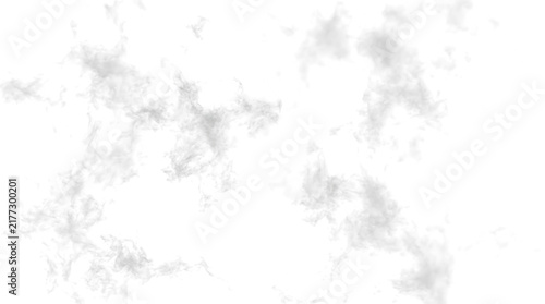 Quadro su tela Scattered light gray smoke wisps forming a marbled pattern across the frame for