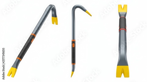 Modern Crowbar Tool for Construction and Demolition Works