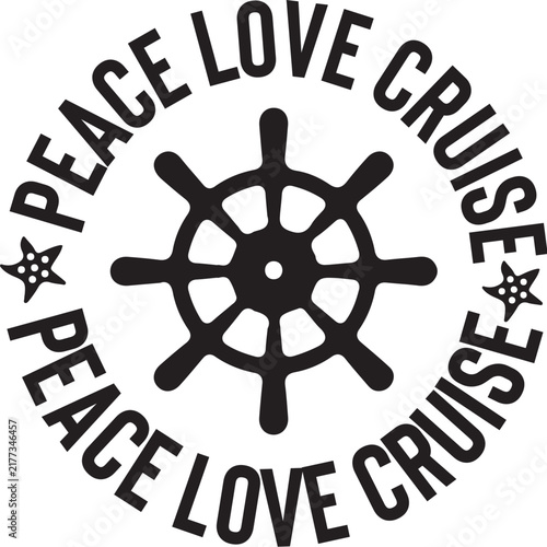 Peace Love Cruise design