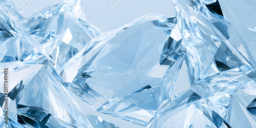 Fototapeta an abstract crystal-like pattern with geometric diamond shapes on the background