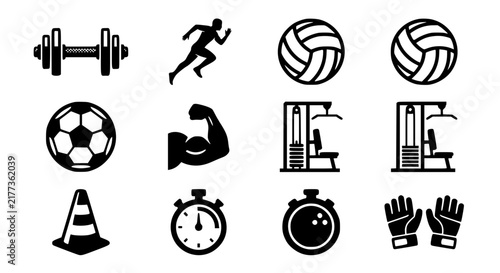 icon, vector, symbol, illustration, football, sport