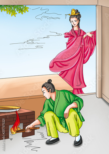 Fotografía Ancient Chinese Folktales and myths: Kitchen God