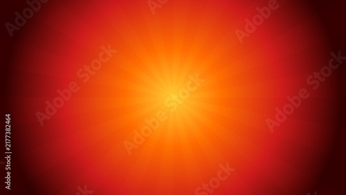 Dynamic abstract radial gradient background with a glowing sunburst effect, featuring a warm spectrum from deep red to bright orange, ideal for vibrant digital projects and graphic design