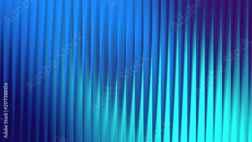 Abstract waving lines blue glassy background animation