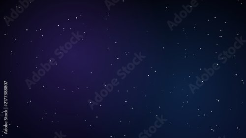 Konstfotografi Ethereal dark cosmic background with a myriad of twinkling stars, creating an in