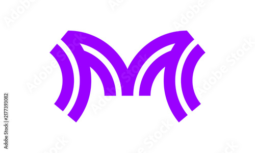 Modern Logo Style Letter M