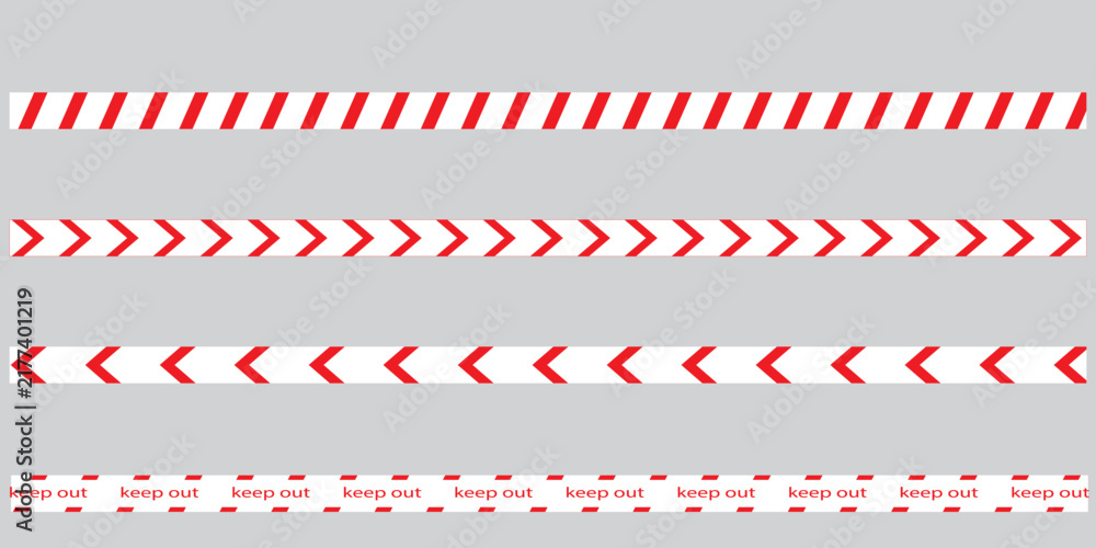 Obraz premium Caution danger tape.safety caution border design element